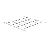 Stainless Steel Durable and Weather-Resistant Frame Floor for 10x12 FT Large Storage Sheds, for Outdoor Metal Shed