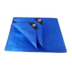 ANSIO Lona Impermeable de 2 x 3 m para Camping, Lo...: Multiusos: ideal para el hogar, jardín, construcción y actividades al aire libre. Perfecto como base de camping, cubierta grande o capa protectora para coches, bicicletas, barcos, remolques, caravanas, muebles de jardín, pilas de leña y piscinas. Tam...