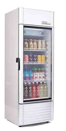 Single Door Beverage Cooler - 6.5 cu ft - Silver by Premium Levella