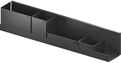 Vauth-Sagel Wandregal Metall Board-7 Wandablage mit Box, Stahl lavagrau