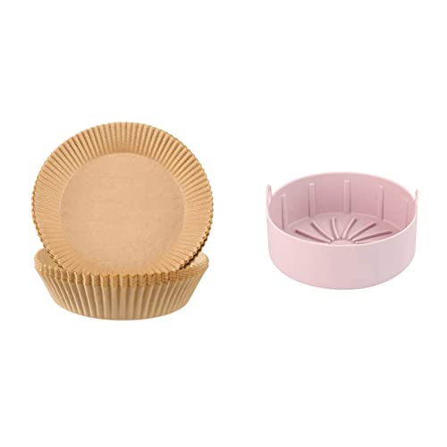 WE-HYTRE Luft-Fritteuse-Silikon-Topf-Luft-Fryer-Zubehör Luft-Freruter-Werkzeuge Luft-Frité-Luft-Luft-Fryer-Körbe Silikonmaterial 4 Arten Luft-Frité-Zubehör Silikon – Bild 7