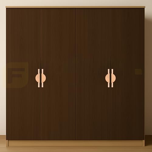 Image of Polo 19 cm Aluminum Wardrobe Handle /Rose Gold TT Finish /160mm Hole to Hole /Modern Wardrobe & Cabinet Pull Handle for Home & Office Furniture /Wardrobe Door Handle - Pack of 2(Left & Right)