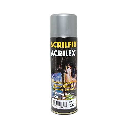 Verniz Fixador Acrilfix, Acrilex, Fosco, 300 ml, Aerosol