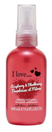 I LOVE Originals Brume Corporelle Noix de Coco & Crème Avec Extraits de Fruits Naturels pour un Parfum Frais & Gourmand – Format Voyage Rafraîchissant Spray Corps Vegan 100ml