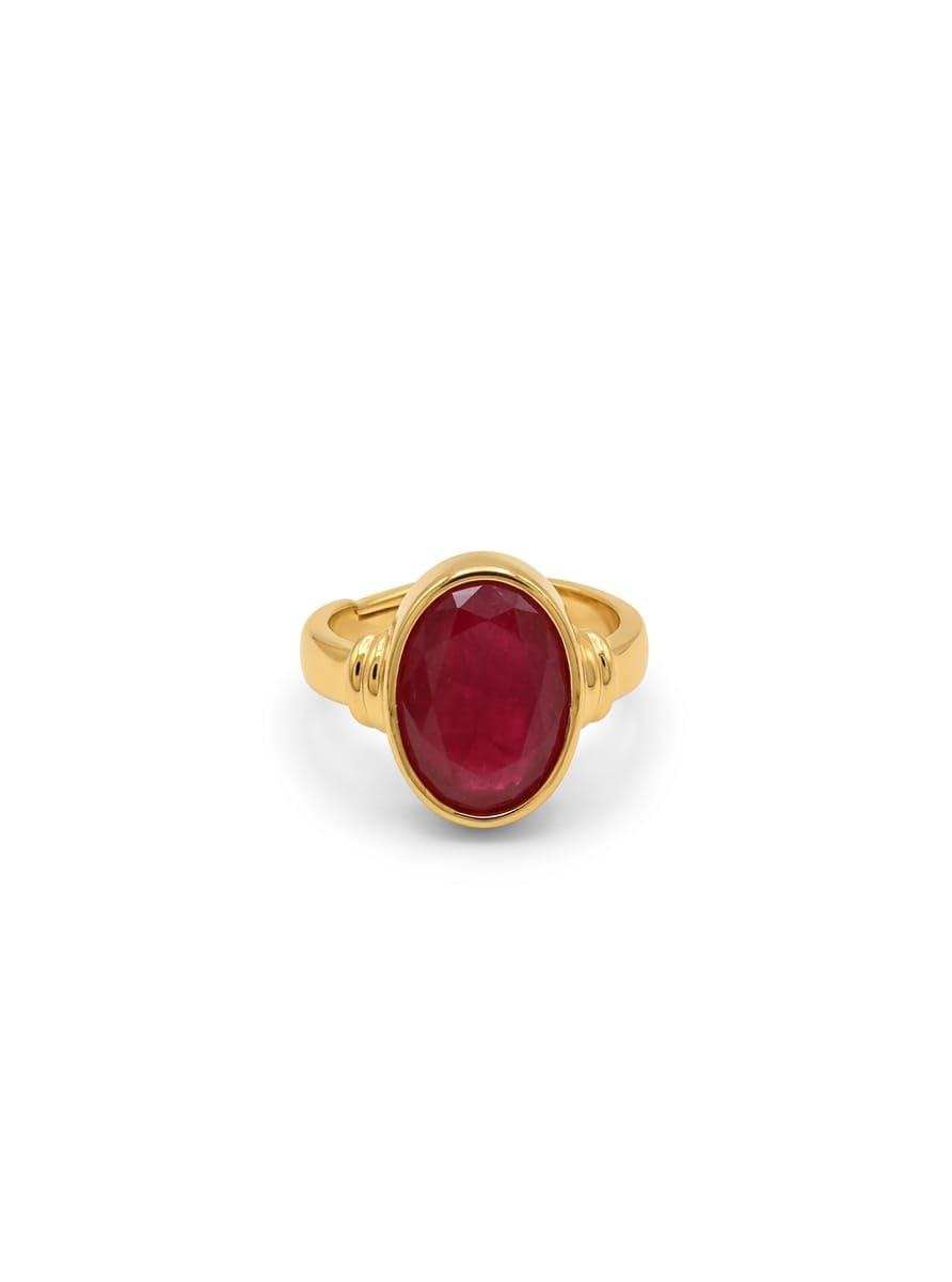 3.25 to 12.25 Ratti Ruby (Manik) Original Stone Adjustable Ring For Men And Women-picture-15