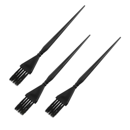 ABOOFAN Set 3 Pennelli per Tintura Chioma da Salone, Spazzole Professionali Setole Flessibili per Applicazione Uniforme, Strumenti per Colorazione ed Evidenziazione, Uso Domestico e Parrucchieri
