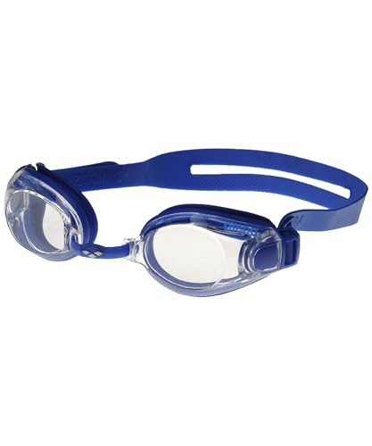 arena Zoom X-Fit Lunettes de Natation Unisexe Adulte, Lunettes de Natation à Larges Lentilles, avec Traitement Anti-Buée et Protection UV, Pont de Nez Ajustable,...
