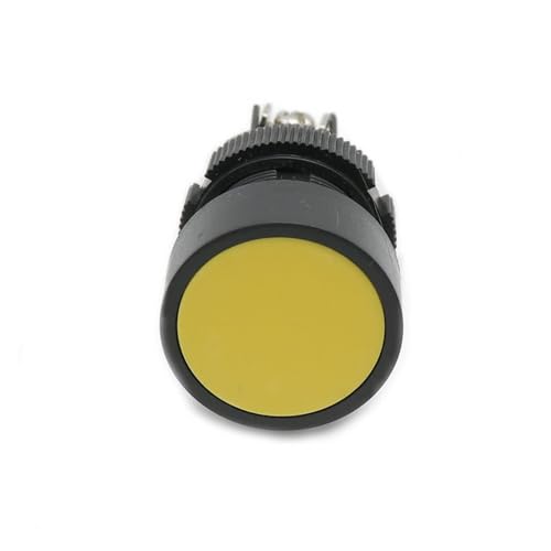 Interrupteur momentané 22mm XB2 résistant aux vibrations avec bornes à vis NO NC