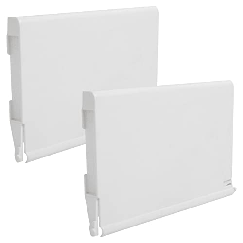 Calvana (2-Pcak) Exact Replacement 516252 White Weir Gate Assembly - Bermuda Gunite Skimmer and Bermuda Skimmers - Vinyl Weir Gate Assembly - 8 1/2 Inches x 5 3/8 Inches