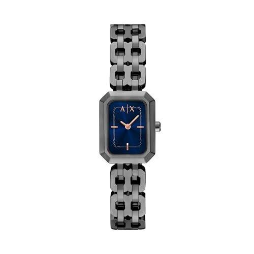 Image of Armani Exchange A|X Women's Two-Hand Rectangular Watch, Stainless Steel Watches for Women