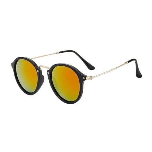 Lunettes de soleil rondes vintage UV400 unisexes pour l'été