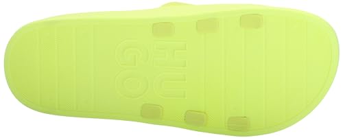 Image of HUGO Men's Stacked Logo Slide Sandal