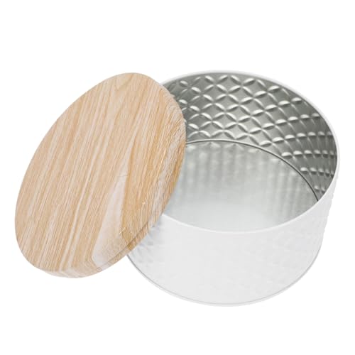 CIYODO 1Pc Tinplate Cake Storage Box Practical Food Container for Pastries Snacks Candy for Parties Convenient Easy to Use