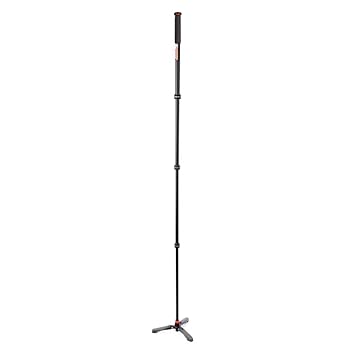 3 Legged Thing Punks Trent 2.0 Monopod with Docz2 Foot Spreader Kit - Lightweight Magnesium Alloy Camera Monopod with Multiple Uses for Heavy Equipment (TRENTKITGREY2.0)