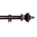 A&F Rod Decor - Myra Curtain Rod 48-84 inch - Cocoa