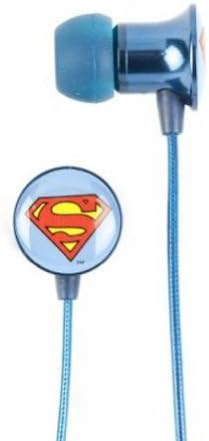 DC Comics Superman Logo Metal Ear Buds