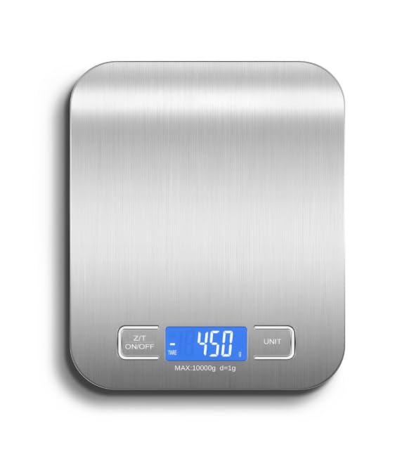 Balança de Cozinha Digital para Alimentos em Inox Resistente a Água