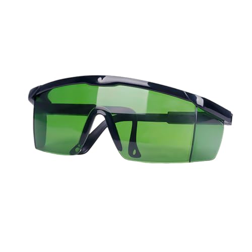 DAZZLUXE 1 gafas de protección láser verde oscuro, gafas de protección por infrarrojos y ultravioleta, protección ocular, gafas de seguridad, gafas de depilación láser