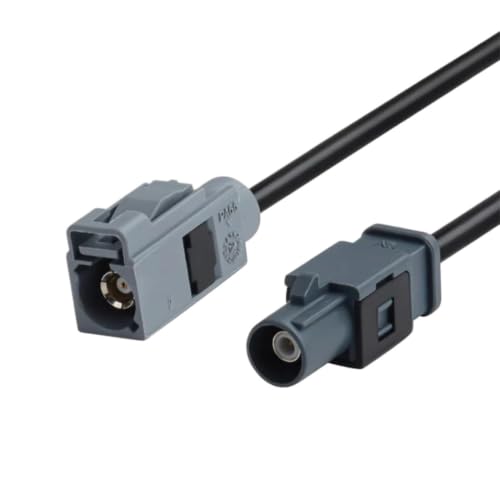 QYZLVCES(���X) Fakra A/B/C/D/E/F/G/H/I/K/Z �I�X�v���O - ���X�W���b�N �s�O�e�[���P�[�u�� �A�_�v�^ RG174 15cm /30cm/50cm/100cm(Fakra G,15CM)