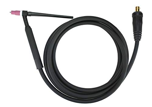 9 Series - 125 Amp - Air Cooled - TIG Torch - 25 feet 1-Piece Cable - INLINE Gas Dinse 35-70 Connector - (Welders with Gas Solenoid)