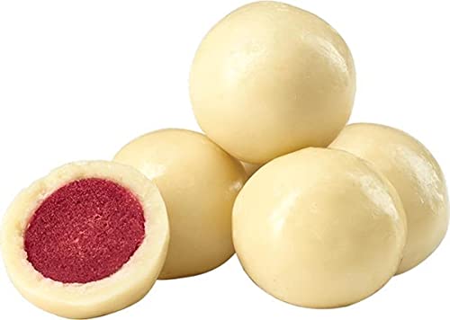 Dev. Pro. Fruit Balls Witte Chocolade Gevuld met Roodfruit Vulling - Snack Tussendoortje - 12x 40 gram pack - Image 4