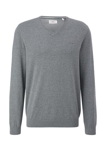 s.Oliver Herren 2143174 Pullover, 92W0 grau, L