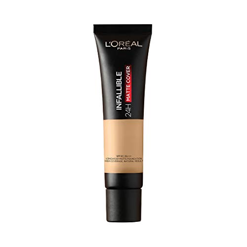 Image of Loreal Paris Infallible 24H Matte Cover Liquid Foundation, 95 Light Linen, 35 ml