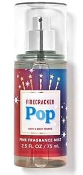 Bath & Body Works Fine Fragrance Mist Travel Size Mini Purse Spray 2.5 Ounce Firecracker Pop