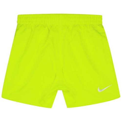 NIKE 4-Inch Volley Shorts for Children, Boys, Swim Briefs, NESSB866-737, Volt, 9 años