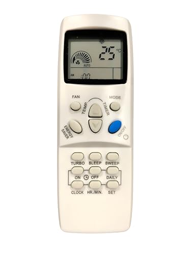 Image of Upix AC Remote No. 100 (No Backlight), Compatible /Replacement for Carrier AC Remote Control (Exactly Same Remote Will Only Work)