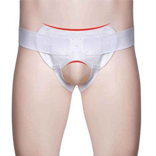 WNGJZZYC Hernia Belts for Men, Hernia Support belt, Thin and Light Design, Removable Compression Pad, Relieve Hernia Discomfort, Suitable for Adults(Small)