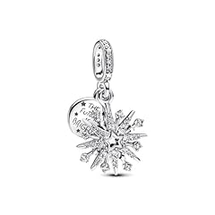 Sparkling Firework Double Dangle Charm 1054