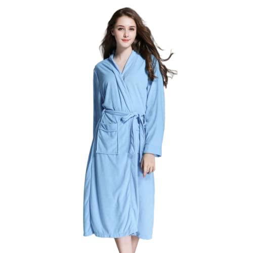 Plus Size Towel Cotton White Robe Women Plus Long Dressing-Gown Quality Soft Spa Bathrobes Kimono Robes Women Spring