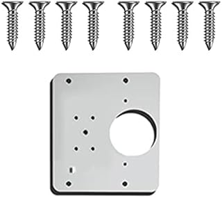 woyada 1/2/3/4/6/8pcs Hinge Repair Plate for Cabinet Furniture Drawer Window Stainless Steel Plate Repair Accessory for Internal Doors 10cmx9cm