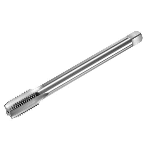 M METERXITY M22x2.5mm Metric Thread Tap, High Speed Steel 200mm Length Straight Flute Right Hand Thread Screw Tapping Tool for Drilling/Milling Machines/CNC Machine Tools