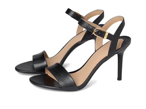 Image of Lauren Ralph Lauren Gwen Burnished Leather Sandal