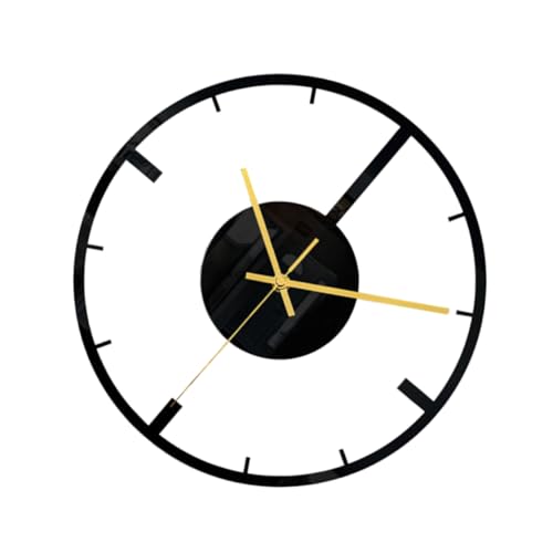 Horloge murale 3D acrylique maison salon moderne design chic - 2