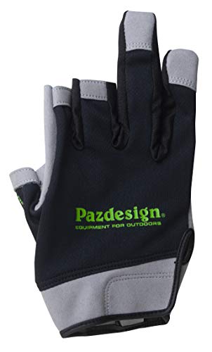Pazdesign(パズデザイン) 3フィンガーレスクールドライグローブ/3FINGERLESS COOLDRY GLOVE ブラックグリーン M PGV-036