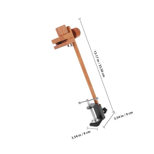 Soporte para bastidor de bordado de madera e hierro BESPORTBLE duradero 2