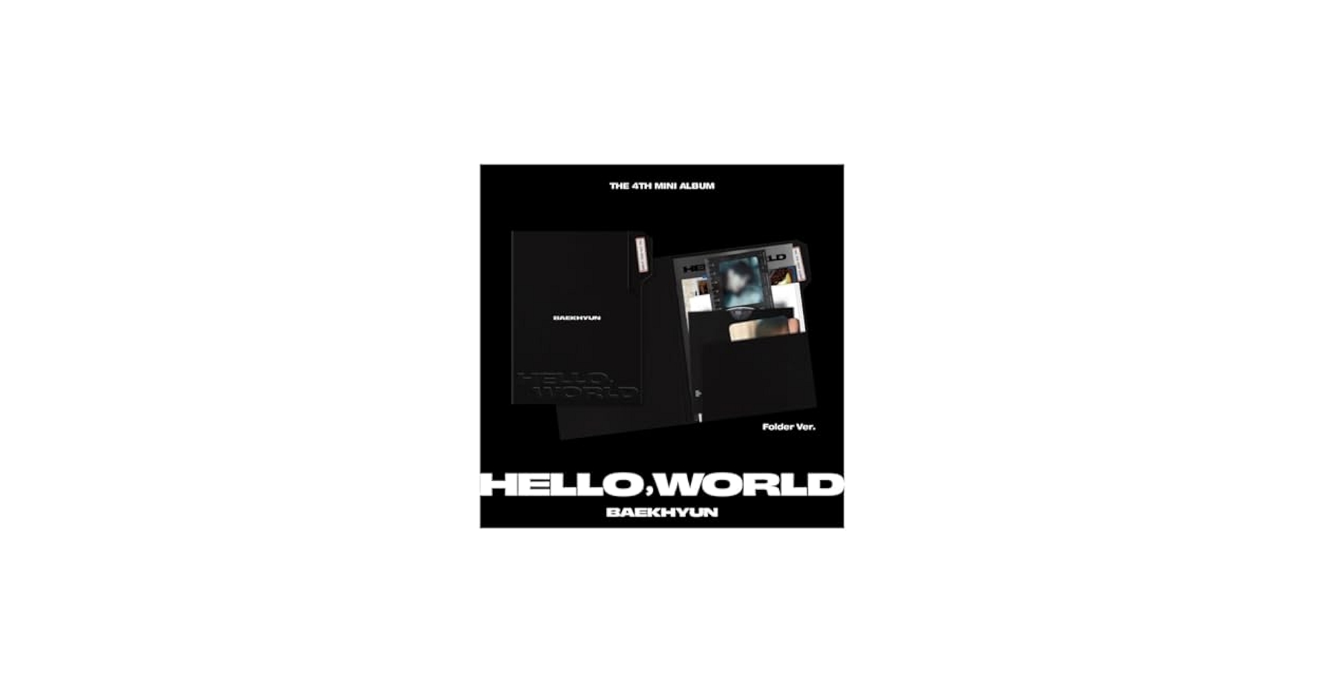 Amazon.com: BAEKHYUN EXO - Hello, World [Folder Ver.] 4th