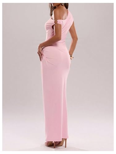 Image of Milumia Women's Off The Shoulder Bodycon Maxi Dresses Sleeveless Cocktail Party Evening Dress