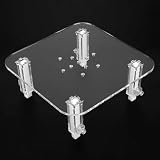 Hapivida Protein Skimmer Bracket, Adjustable Acrylic Skimmer Stand with Heightening Design for S M L Size Aquariums Fish Tank Accessories for Home Office Aquarium Setup