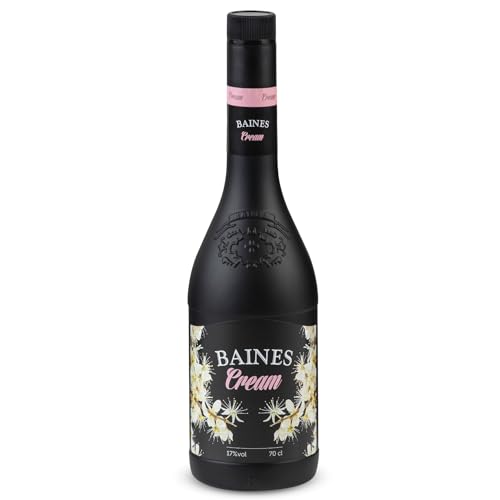 Baines Cream - Licor de Crema con Pacharán Navarro, 1 Botella (70cl)
