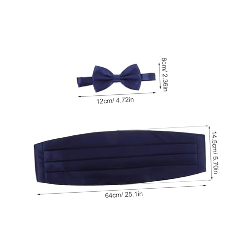Conjunto de Cummerbund, Corbata y Pajarita para Hombre miniatura 2