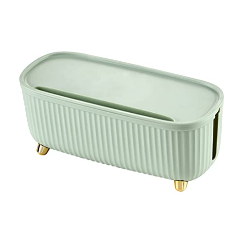 Rangement câbles iplusmile vert grande capacité pour masquer les fils et éviter la surchauffe