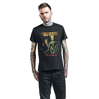 Nirvana Reformant Incesticide Homme T-Shirt Manches Courtes Noir Regular/Coupe Standard – Image 3