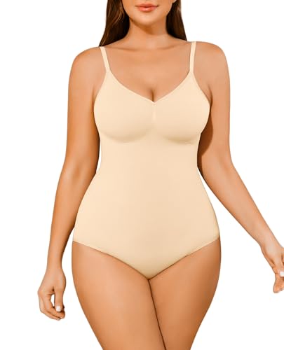 Image of Shapewear Tummy Control BodySuit Seamless Body Shaper Butt Lift Full Body Suit