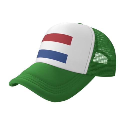 Flag of The Netherlands Trucker Hat Snapback Mesh Baseball Cap Unisex