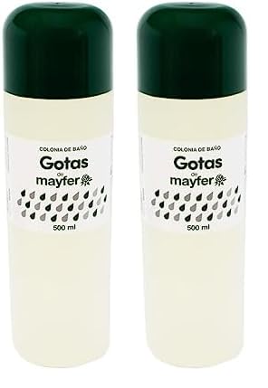 Mayfer - Agua de Colonia, 500 ml (Paquete de 2)