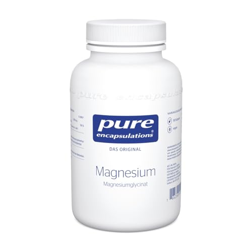 Pure Encapsulations Magnesiumglycinat | 90 Kapseln (1 Monat Vorrat) | Organisch gebundenes Magnesium | Trägt zur Verringerung von Müdigkeit und Ermüdung bei | Sehr gut vom Körper aufgenomme